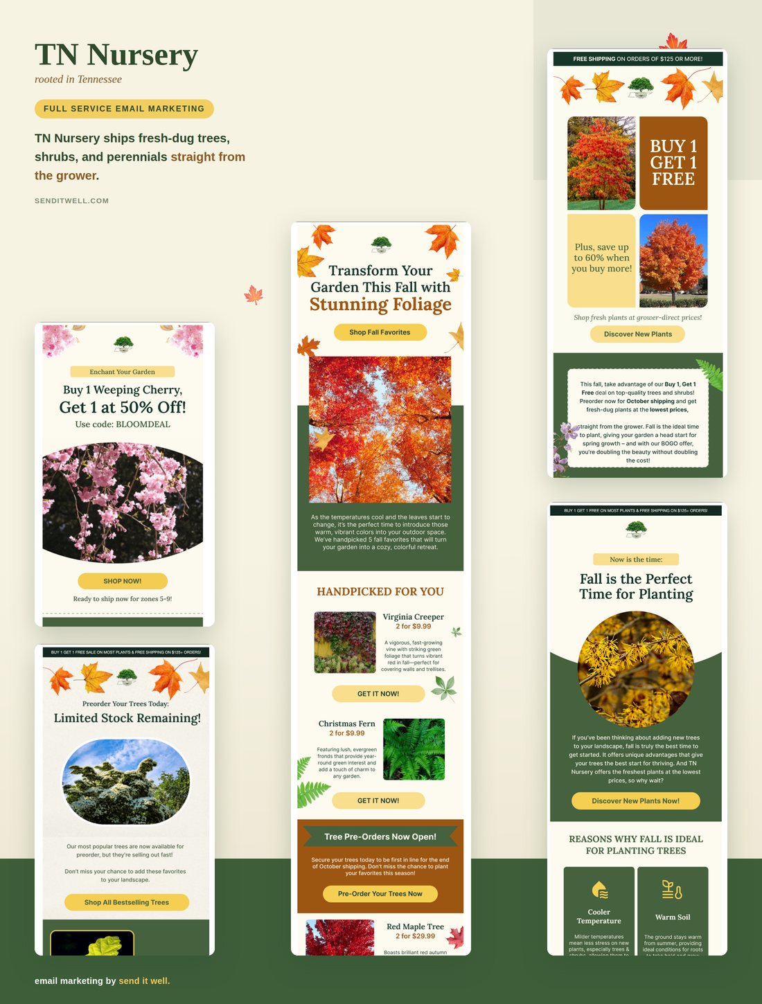 TN Nursery email designs